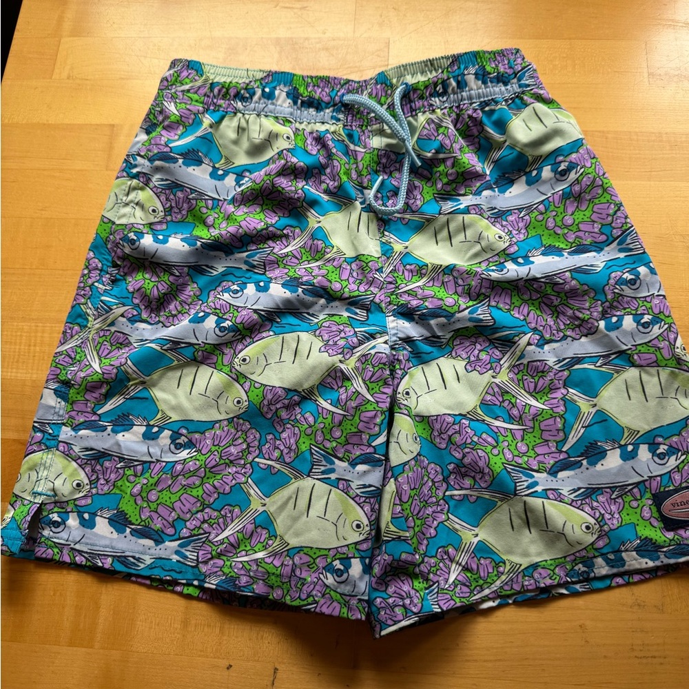 Vineyard Vines Boys Swim Trunks size S 8/10